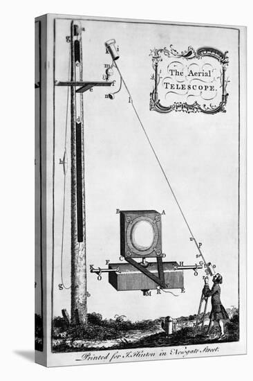 Engraving "The Aerial Telescope"-null-Stretched Canvas