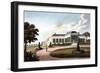 Engraving, "View of the Longwood House Near the Garden" (1819)-null-Framed Giclee Print