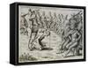 Engraving-Theodor de Bry-Framed Stretched Canvas