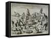 Engraving-Theodor de Bry-Framed Stretched Canvas