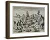 Engraving-Theodor de Bry-Framed Giclee Print