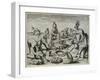 Engraving-Theodor de Bry-Framed Giclee Print