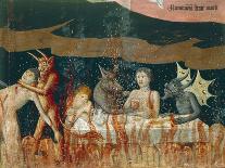 Purgatory, Detail from Coronation of the Virgin Altarpiece, 1454-Enguerrand Quarton-Mounted Giclee Print