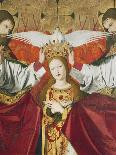 Clergy and Children, Detail from the Coronation of the Virgin, 1453-54 (Oil on Panel)-Enguerrand Quarton-Giclee Print