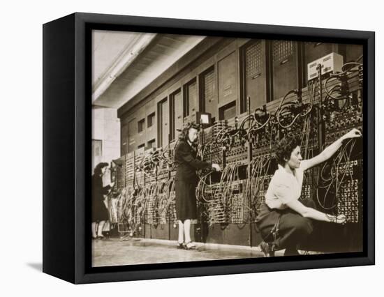 ENIAC, the Second Electronic Calculator-Los Alamos National Laboratory-Framed Stretched Canvas