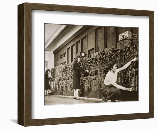 ENIAC, the Second Electronic Calculator-Los Alamos National Laboratory-Framed Photographic Print