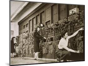 ENIAC, the Second Electronic Calculator-Los Alamos National Laboratory-Mounted Photographic Print