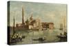 enice, the Island of San Giorgio Maggiore-Giacomo Guardi-Stretched Canvas