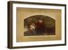 Enid and Geraint-Arthur Hughes-Framed Giclee Print