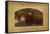 Enid and Geraint-Arthur Hughes-Framed Stretched Canvas