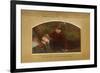 Enid and Geraint-Arthur Hughes-Framed Giclee Print