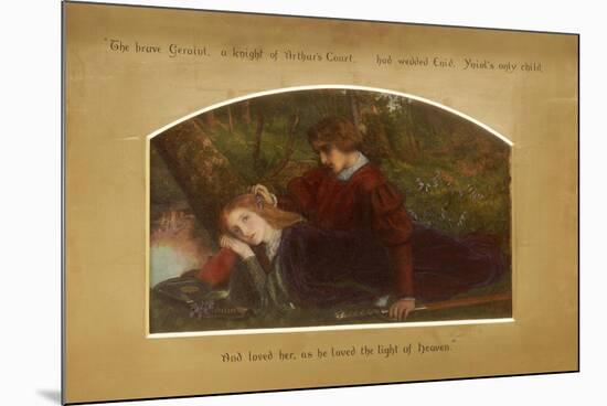 Enid and Geraint-Arthur Hughes-Mounted Giclee Print