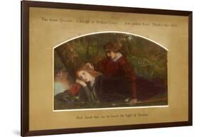 Enid and Geraint-Arthur Hughes-Framed Giclee Print