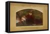 Enid and Geraint-Arthur Hughes-Framed Stretched Canvas