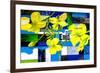 Enid, Oklahoma - Painting-Lantern Press-Framed Premium Giclee Print