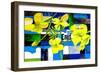 Enid, Oklahoma - Painting-Lantern Press-Framed Art Print