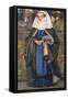 Enid-Eleanor Fortescue Brickdale-Framed Stretched Canvas