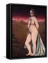 Enigma, Nude in the Desert, 1953-Bettina Shaw-Lawrence-Framed Stretched Canvas