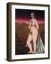 Enigma, Nude in the Desert, 1953-Bettina Shaw-Lawrence-Framed Giclee Print