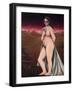 Enigma, Nude in the Desert, 1953-Bettina Shaw-Lawrence-Framed Giclee Print