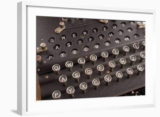 Enigma, the German Cipher Machine Created for Sending Messages During World War 2-null-Framed Photo