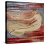 Enitharmon Floating in the Dawn by William Blake-William Blake-Stretched Canvas