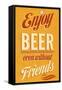 Enjoy Beer-null-Framed Stretched Canvas