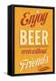 Enjoy Beer-null-Framed Stretched Canvas