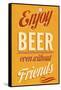 Enjoy Beer-null-Framed Stretched Canvas