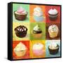 Enjoy Cupcakes-Cory Steffen-Framed Stretched Canvas