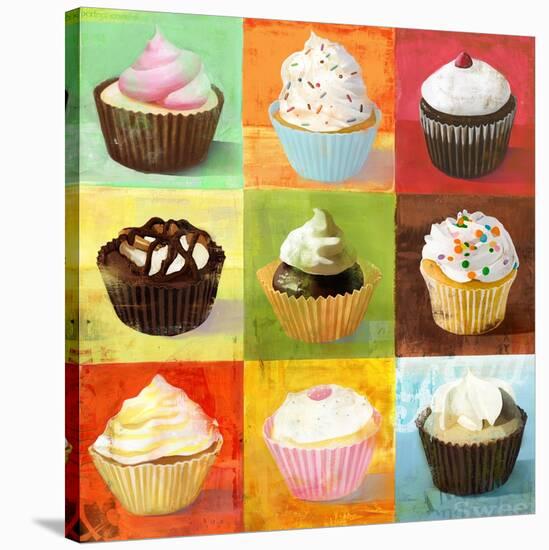 Enjoy Cupcakes-Cory Steffen-Stretched Canvas