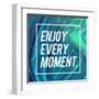 Enjoy Every Moment-Swedish Marble-Framed Art Print