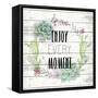 Enjoy Every Moment-Kimberly Allen-Framed Stretched Canvas