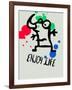 Enjoy Life 1-Lina Lu-Framed Art Print