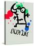 Enjoy Life 1-Lina Lu-Stretched Canvas
