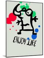 Enjoy Life 1-Lina Lu-Mounted Art Print