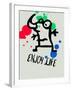 Enjoy Life 1-Lina Lu-Framed Art Print