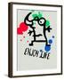 Enjoy Life 1-Lina Lu-Framed Art Print