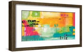 Enjoy Life-Lucy Cloud-Framed Art Print