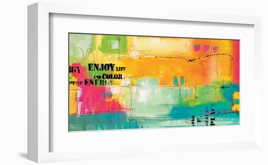 Enjoy Life-Lucy Cloud-Framed Art Print