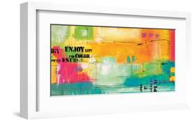 Enjoy Life-Lucy Cloud-Framed Art Print