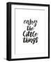 Enjoy the Little Things 2-Brett Wilson-Framed Art Print