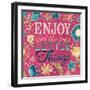 Enjoy the Little Things Burst I-Josefina-Framed Art Print