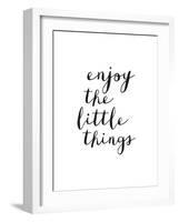 Enjoy The Little Things Copy-Brett Wilson-Framed Art Print