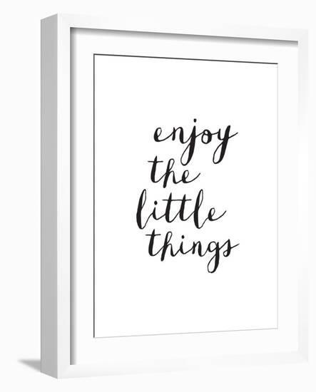 Enjoy The Little Things Copy-Brett Wilson-Framed Art Print