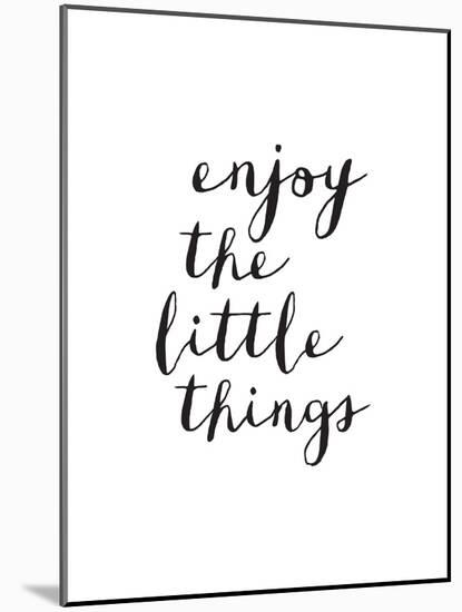 Enjoy The Little Things Copy-Brett Wilson-Mounted Art Print