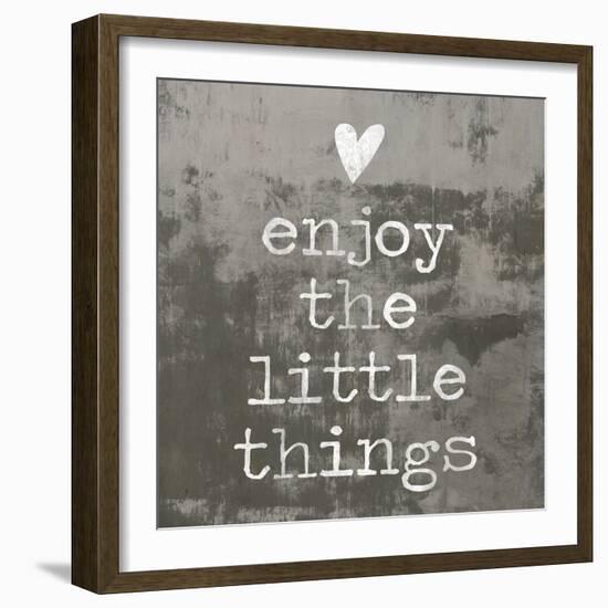 Enjoy the little things II-Jamie MacDowell-Framed Art Print