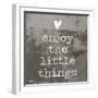 Enjoy the little things II-Jamie MacDowell-Framed Art Print
