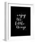 Enjoy The Little Things-Brett Wilson-Framed Art Print