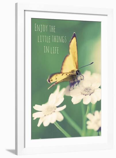 Enjoy the Little Things-Andreas Stridsberg-Framed Giclee Print